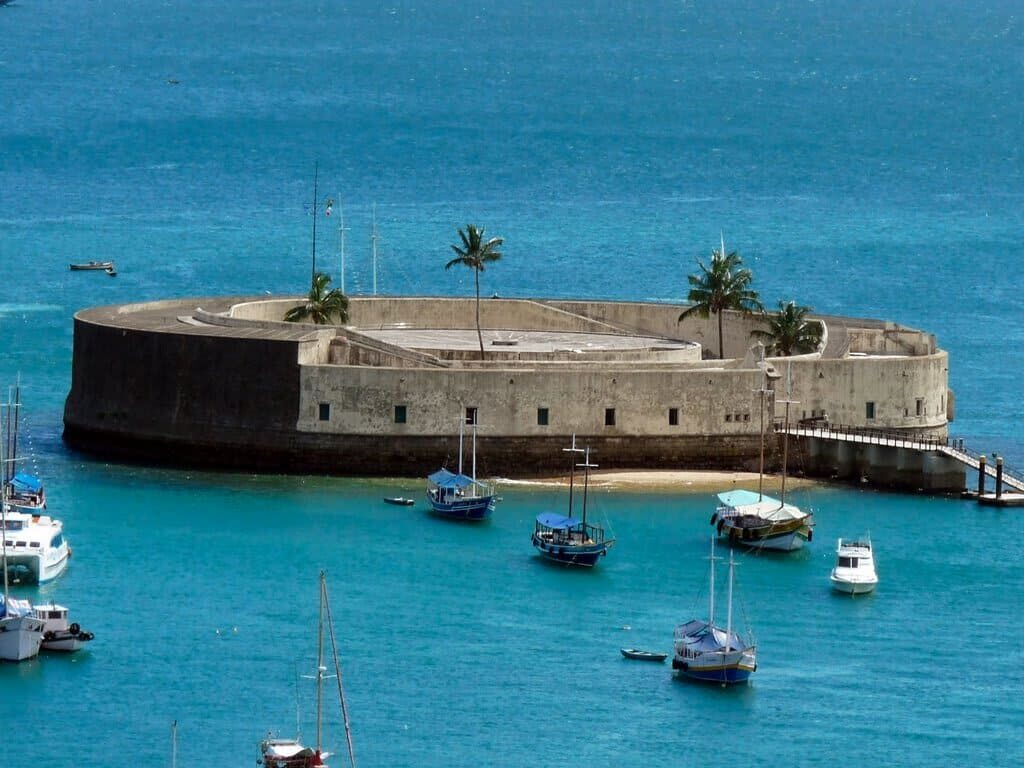 São Marcelo Fort in All Saints Bay off Salvador