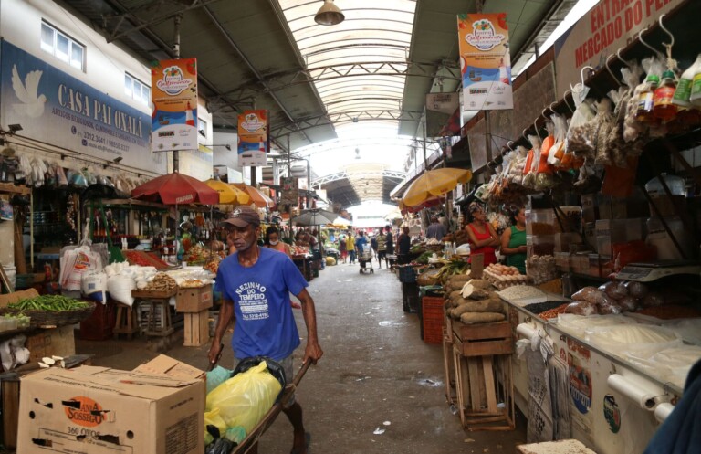 Feira de São Joaquim traditional Afro-Brazilian market in Salvador